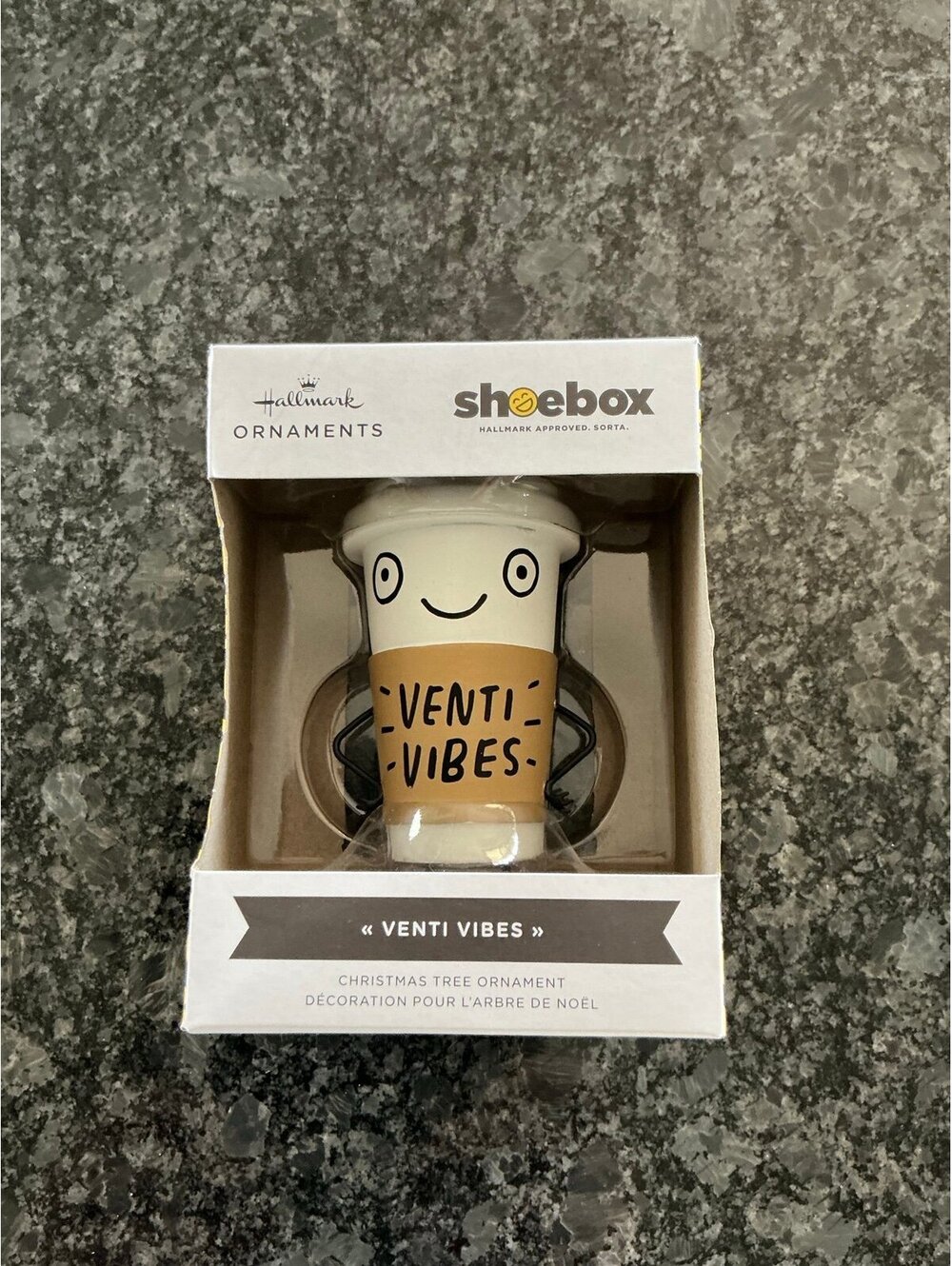 Hallmark Shoebox "Venti Vibes" Christmas Tree Ornament